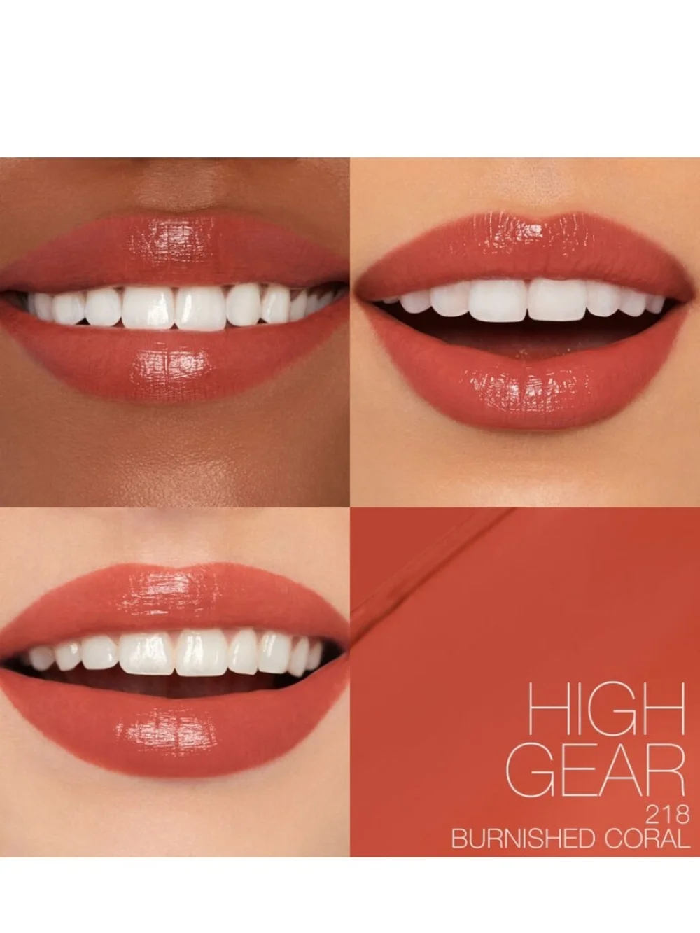 NARS Afterglow Sensual Shine Lipstick In 218 High Gear NWT